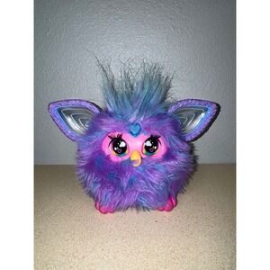 Hasbro Furby Interactive Plush Tie Dye Purple Teal Blue Toy 2023 Edition F7930